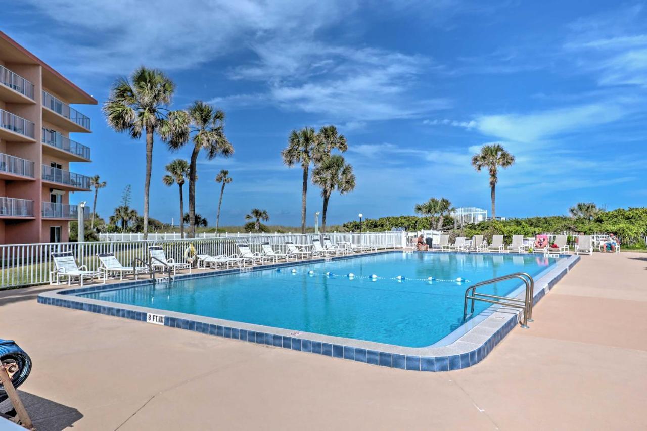 Oceanfront Cocoa Beach Condo With View Walk To Pier Eksteriør bilde
