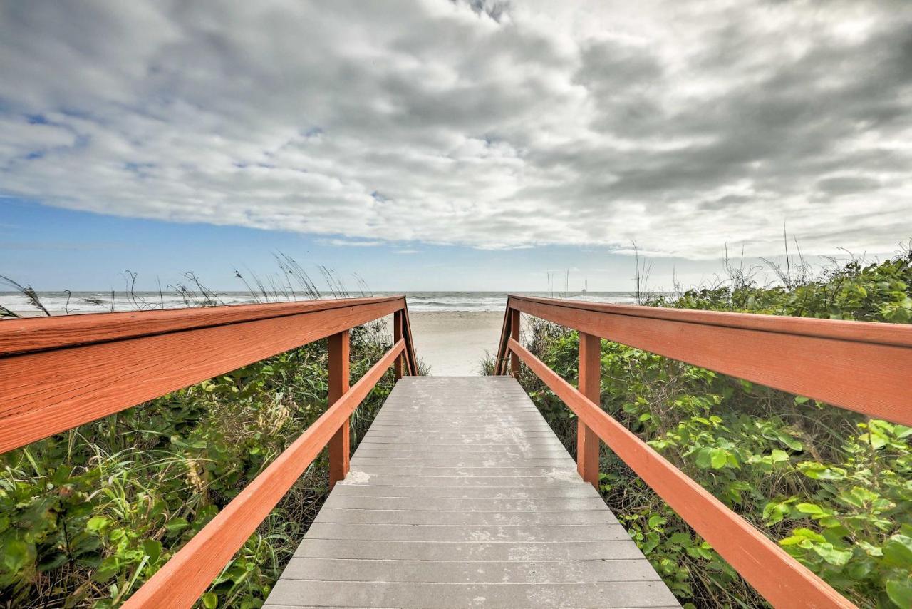 Oceanfront Cocoa Beach Condo With View Walk To Pier Eksteriør bilde